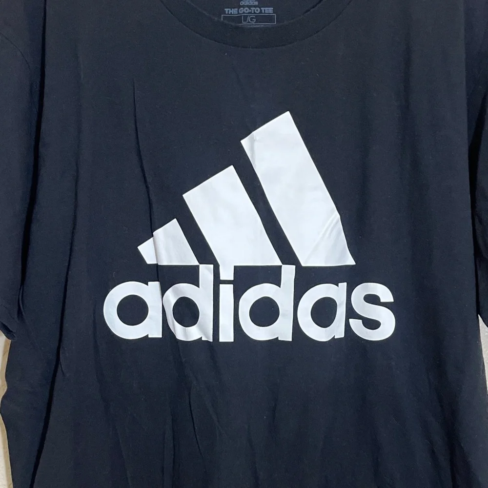 Adidas The Go-To Black Athletic T-Shirt